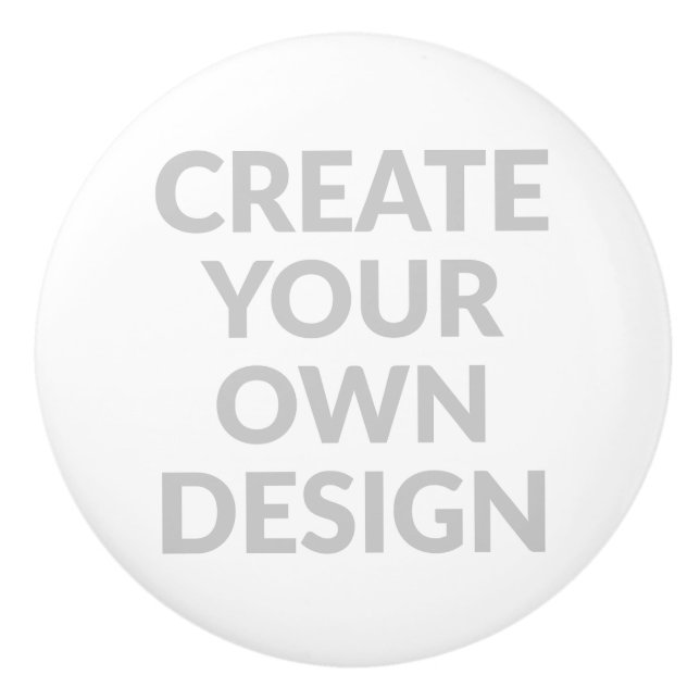 Simply - Create Your Own  Ceramic Knob (Front)