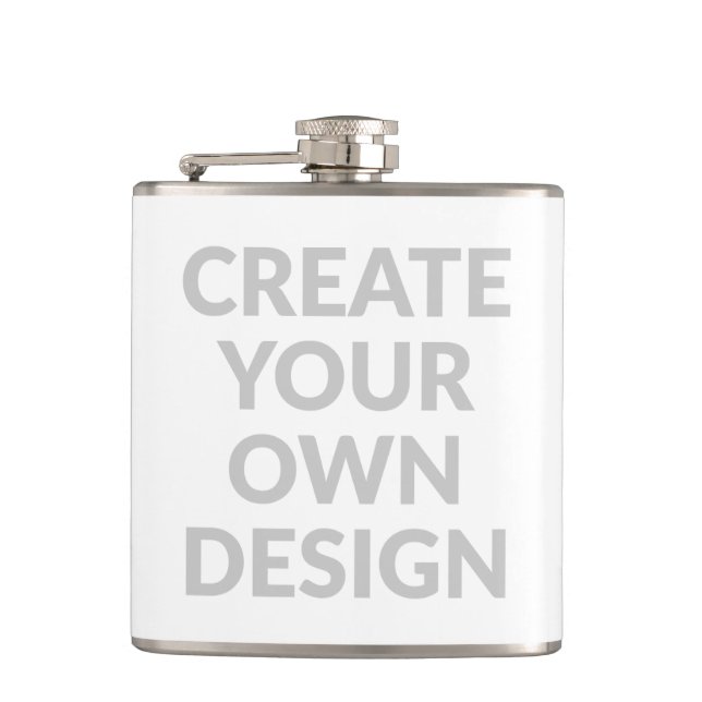 Simply - Create Your Own  Hip Flask (Front)