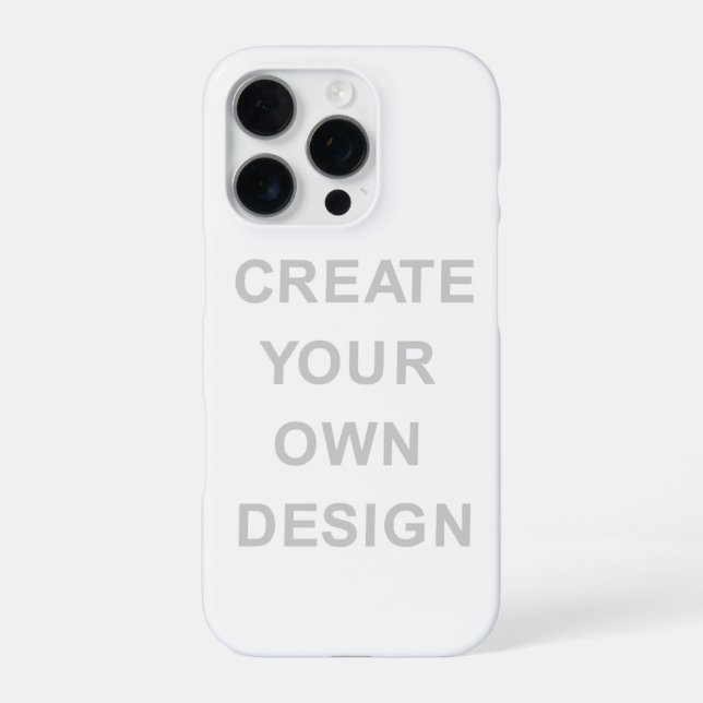 Simply - Create Your Own  iPhone Case (Back)