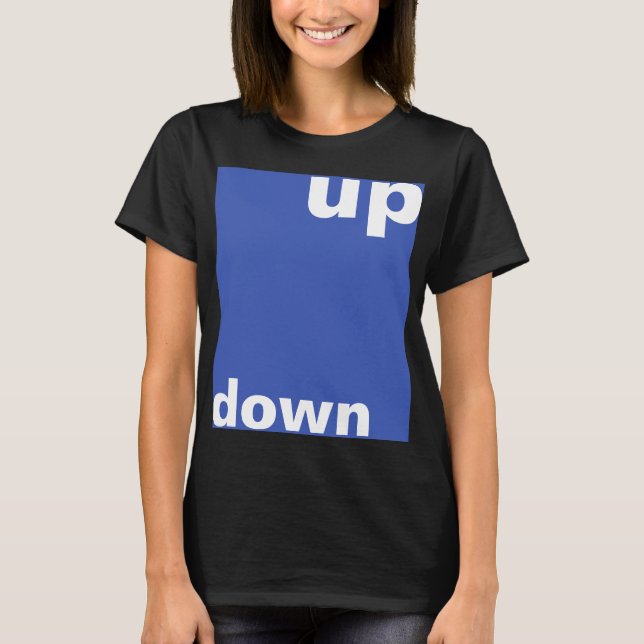 Simply design "rectangle blue up down" + your idea T-Shirt (Front)