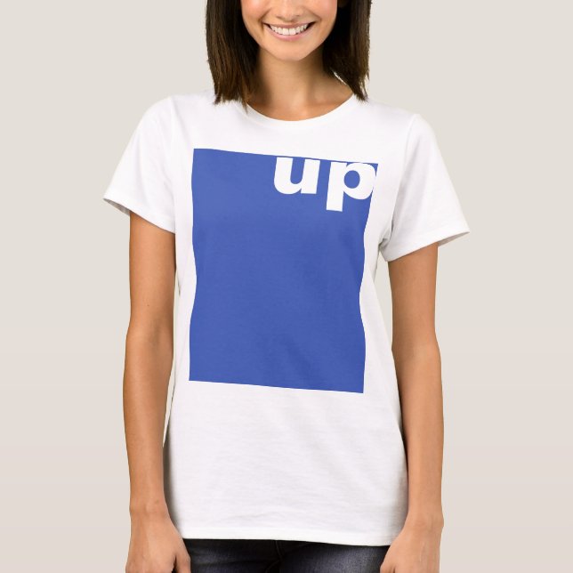 Simply design "rectangle blue up" + your ideas T-Shirt (Front)