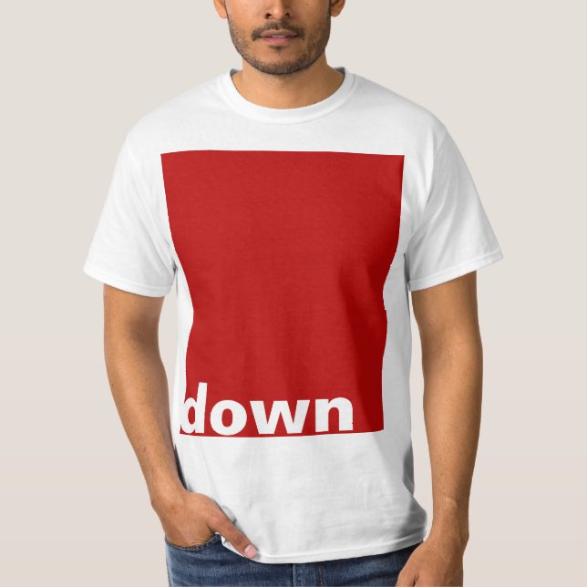 Simply design "rectangle red down" + your ideas T-Shirt (Front)