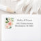 Simply Elegant Blush Pink Floral Return Address