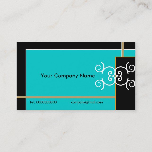 Simply Elegant Business Cards (Front)