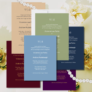 Simply Elegant Cashmere Beige Invitation