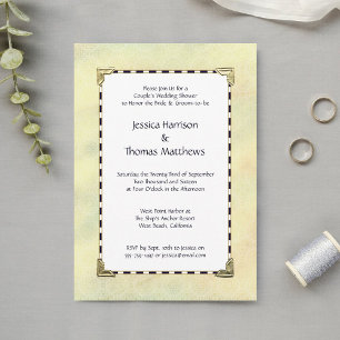 Simply Elegant Couple's Wedding Shower Invitation