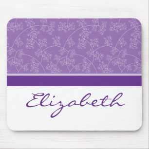 Simply Elegant Designer Custom Lilac Mousepad