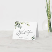 Simply Elegant Eucalyptus Watercolor Floral QR