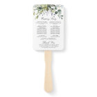 Simply Elegant Eucalyptus Wedding Program