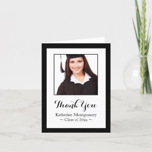 Simply Elegant Graduate Thank You Card