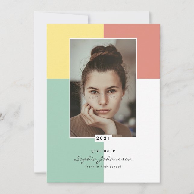 Simply Elegant Graduation Announcement (Front)