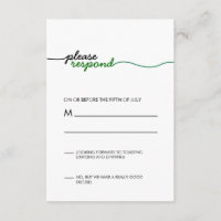 Simply Elegant Green Response