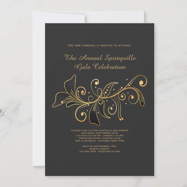 Simply Elegant Invitation (Front)