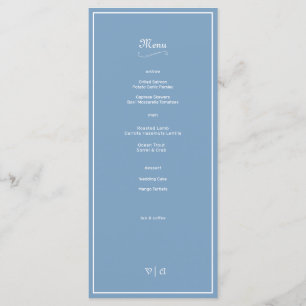 Simply Elegant La Belle Bleu with Border Menu