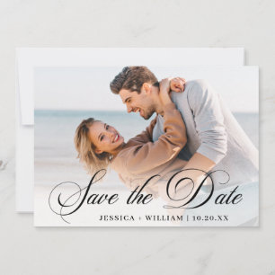 Simply Elegant Photo Wedding 2 PHOTO Save The Date