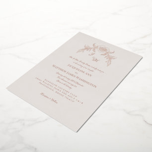 Simply Elegant Rose Gold Vintage