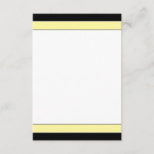 Simply Elegant RSVP Card (yellow/black)