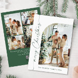 Simply Elegant Stylish 5 PHOTO Christmas Greeting Holiday Card<br><div class="desc">Simply Elegant Stylish PHOTO Christmas Greeting Holiday Card.
 
Surprise and bring joy to your close ones and make the celebration unforgettable.

 For further customisation,  please click the "customise further" link and use our design tool to modify this template.</div>