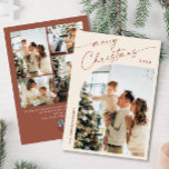 Simply Elegant Stylish 5 PHOTO Christmas Greeting Holiday Card<br><div class="desc">Simply Elegant Stylish PHOTO Christmas Greeting Holiday Card.
 
Surprise and bring joy to your close ones and make the celebration unforgettable.

 For further customisation,  please click the "customise further" link and use our design tool to modify this template.</div>