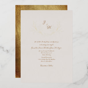Simply Elegant Taupe & Metallic Gold