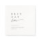 Simply Elegant Typography Modern Wedding Napkins