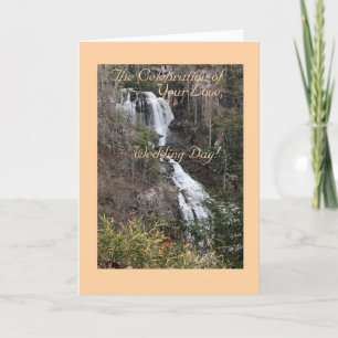 Simply Elegant, Waterfall Scenery, Wedding Card