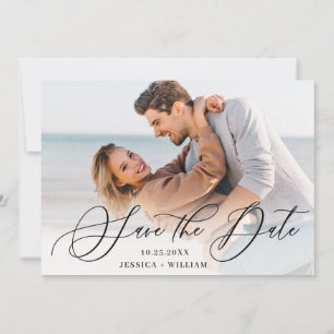 Simply Elegant Wedding 4 PHOTO Save The Date