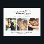 Simply Elegant Wedding Thank You Card - White<br><div class="desc">Sending out your thank you note will be a breeze with this chic and stylish thank you postcard. Also available in other colours and as folded cards. Design © berryberrysweet.com 

 Similar products:</div>