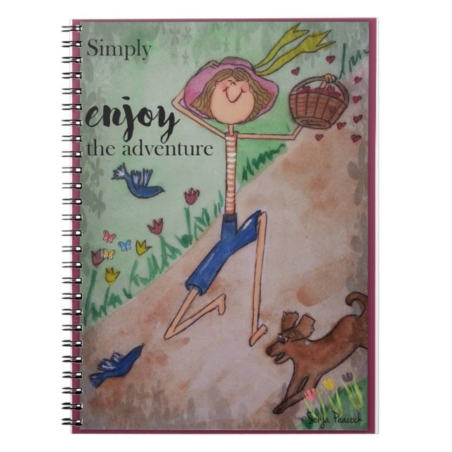 Simply enjoy the adventure notebook (Front)