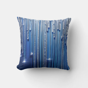 Simply Enspired Blue Shimmery Cushion