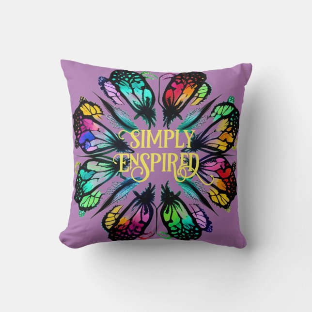 Simply Enspired Butterfly pillow (Front)