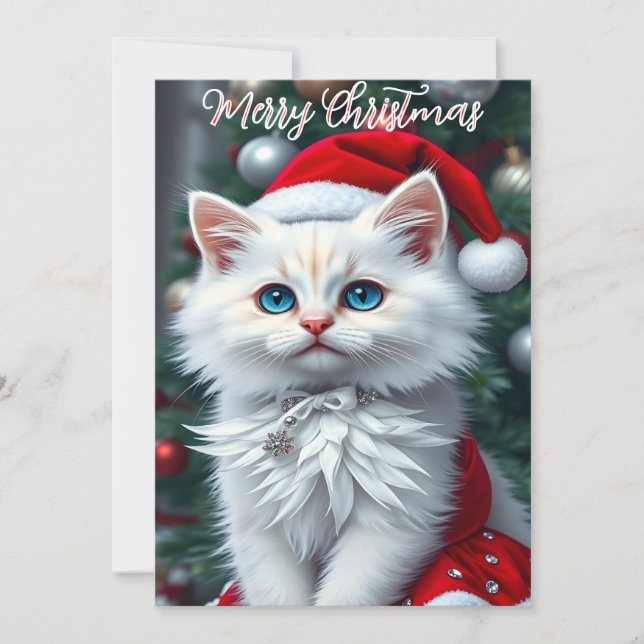 Simply Enspired Catlovers Christmas Holiday Card (Front)