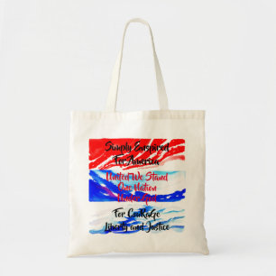 Simply Enspired For America  Tote Bag