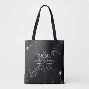 Simply Enspired Moonstone Black Reusable Tote Bag
