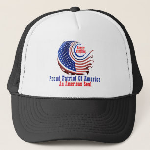 Simply Enspired Proud Patriot of America  Trucker Hat