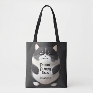 Simply Enspired Purrr Pluffy-ness  Tote Bag