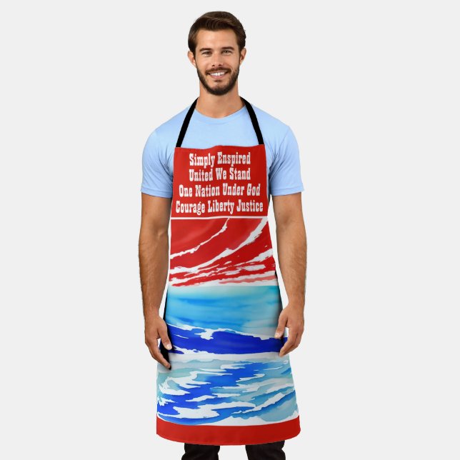 Simply Enspired United We Stand Apron (Worn)