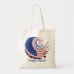 Simply Enspired United We Stand MS Patriot Tote Bag