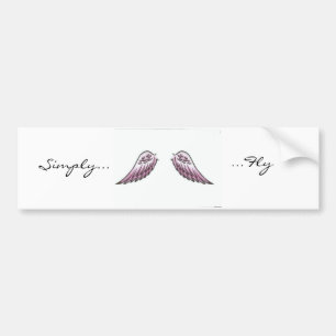 Simply..., ...Fly Bumper Sticker