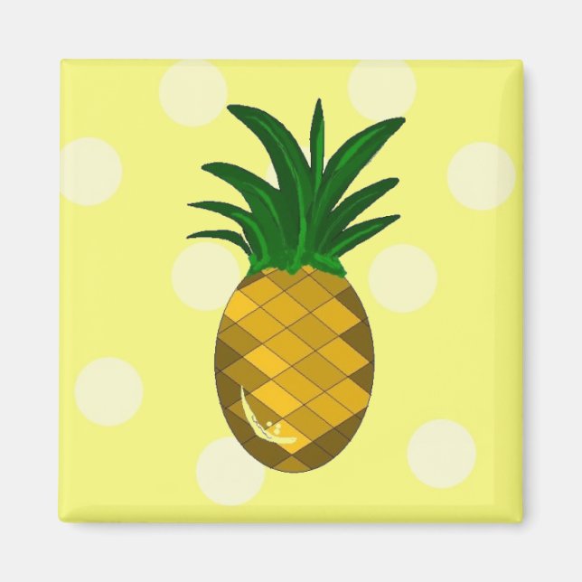 Simply Fresh Pineapple Magnet (Front)