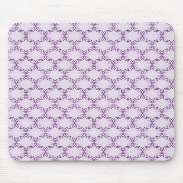 Simply Glamourous Mousepad, Purple Mouse Mat (Front)