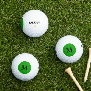 Simply Green Solid Colour Golf Balls