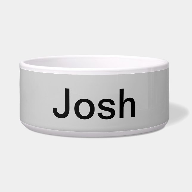 Simply Grey Solid Colour Personalise It (Front)