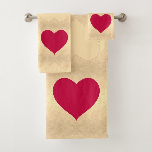 Simply Hearts Valentine's Towel (Insitu)