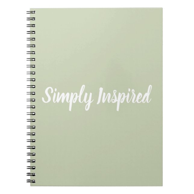 Simply Inspired Notebook (Front)