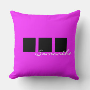 Simply Letter & Icon ART + your colours & ideas Cushion