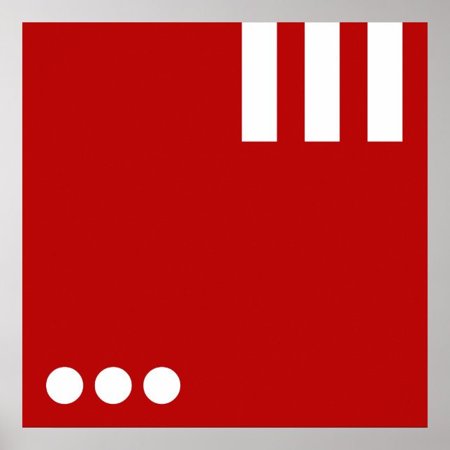 Simply Letter & Icon ART + your colours & ideas Poster (Front)