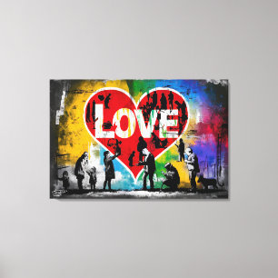 Simply Love Canvas Print