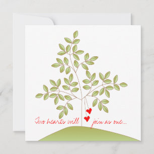 Simply Love Tree - Engagement Party Invitation