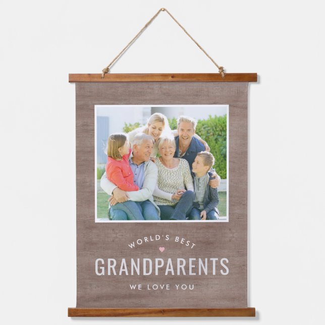 Simply Loved Personalised Gift Photo Wall Tapestry (Front)